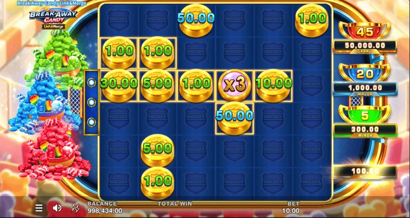 Break Away Candy – Mixed Bonus mit drei gleichzeitigen Modifikatoren